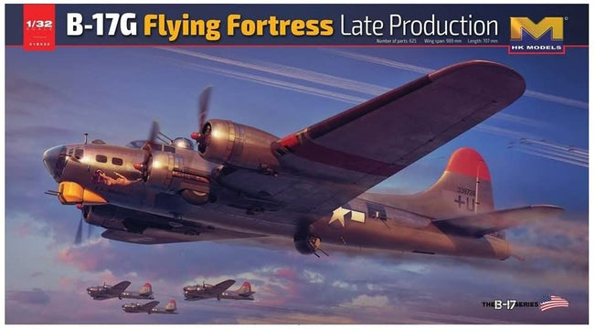 1/32 B-17G FLYING FORTRESS LATE VERSION by HONG KONG MODEL #01E030