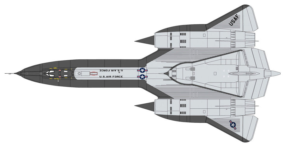 Hasegawa 1/72 SR-71A Blackbird with GTB-21B Drone