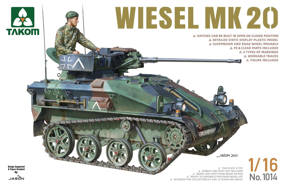 1/16 Takom Wiesel MK20 and Crew Figure