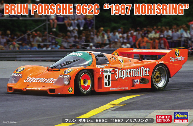 Hasegawa HAS-20557 1/24 BRUN Porsche 962C JÄGERMEISTER  “1987 Noridring”