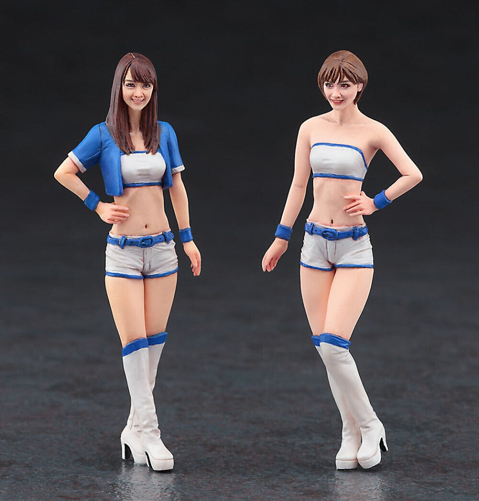 1/24 COMPANION GIRLS (AUTO SHOW) - 2 GIRLS FIGURES SET BY HASEGAWA 29105