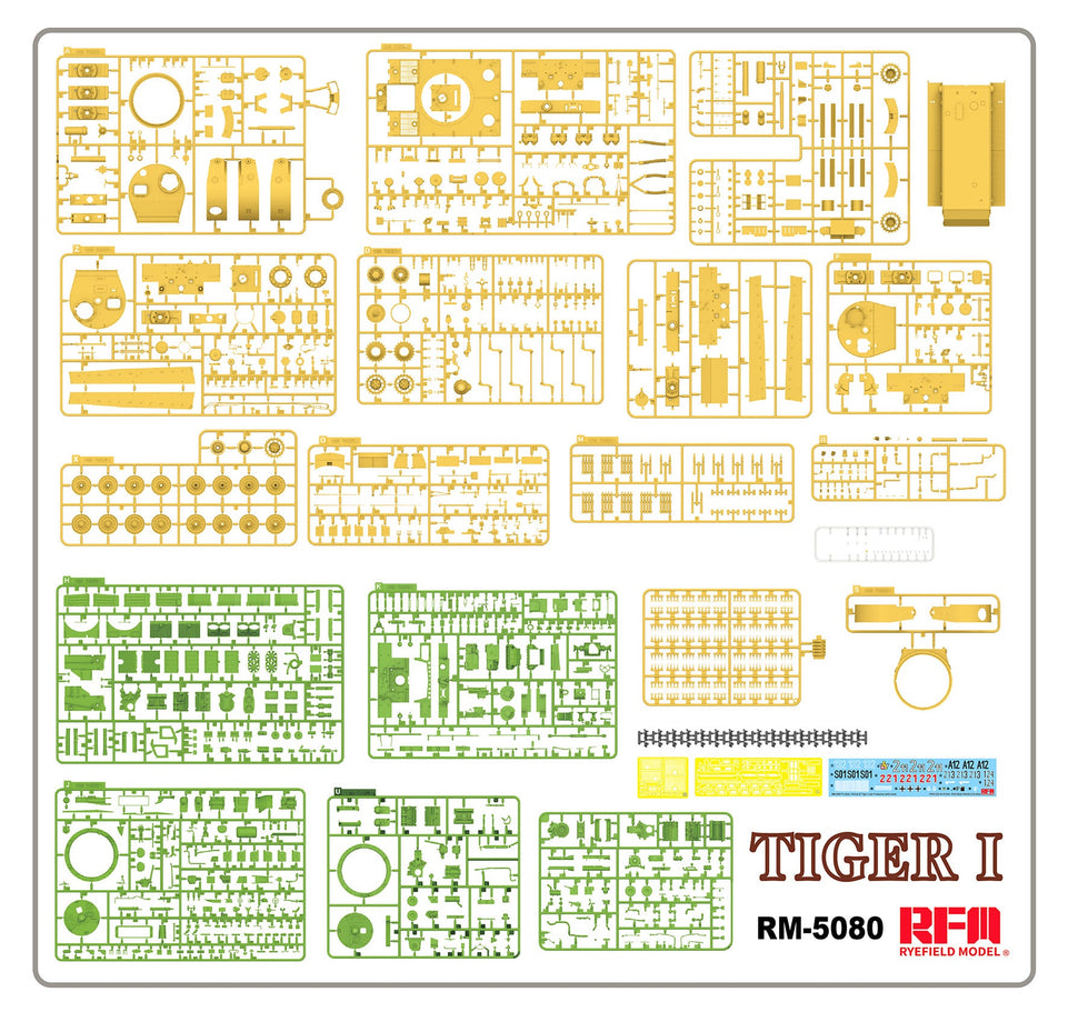 1/35 TIGER I LATE PRODUCTION with Zimmerit, Interior & Tracks
