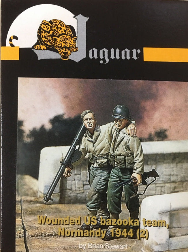 1/35 WOUNDED U.S. BAZOOKA TEAM - NORMANDY 1944 RESIN FIGURES BY JAGUAR MODELS 63108