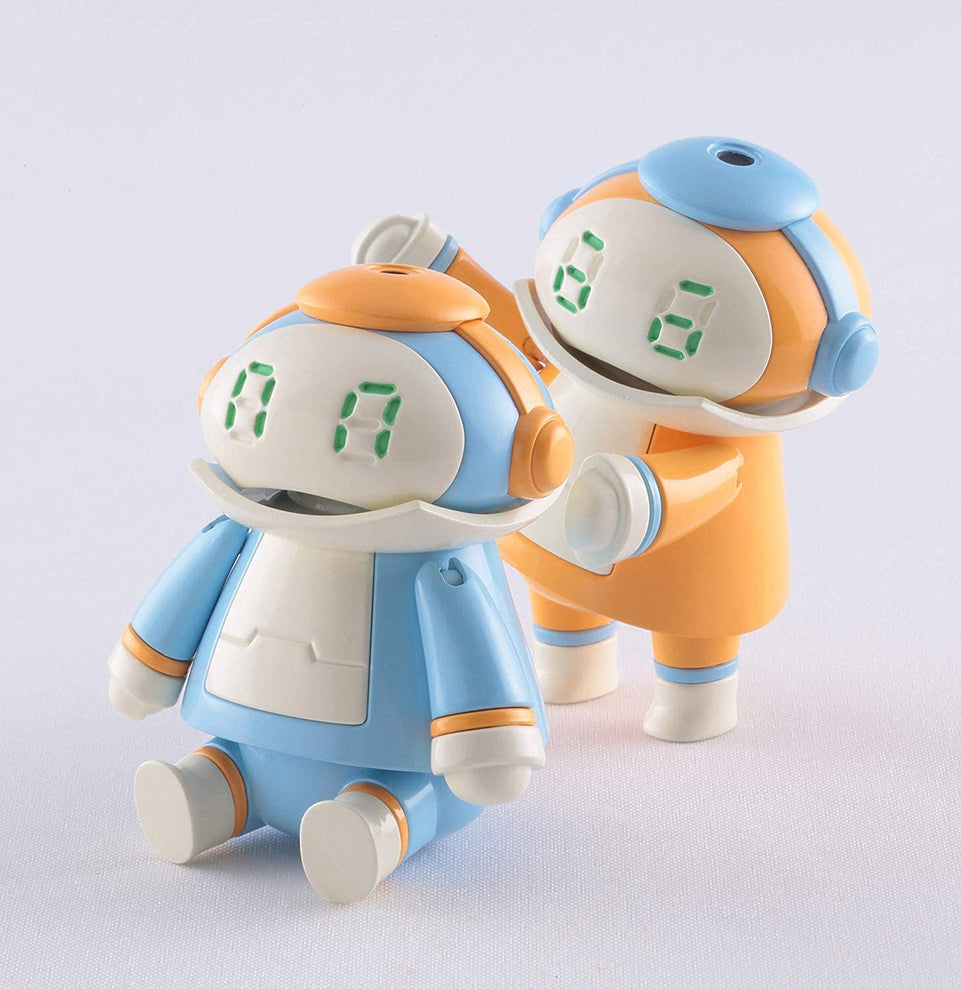 TINY MechatroMate 01 'SKY BLUE & ORANGE' (2 FIGURES) by HASEGAWA JAPAN