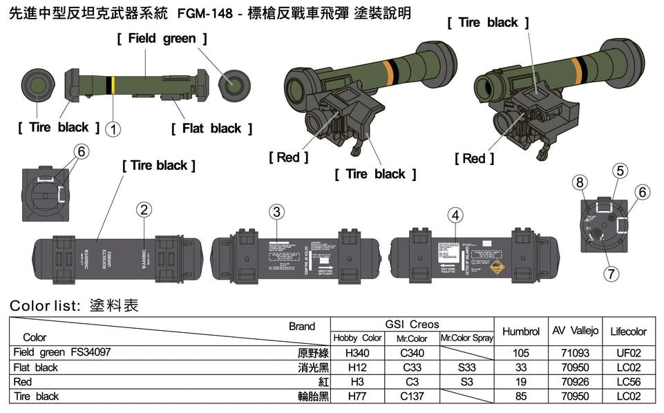 1/35 AAWS-M FGM-148 JAVELINE  AF35355