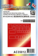 STICKER FOR SIMULATING ANTI REFLECTION COATING FOR M1A1/M1A2 AFV CLUB AC35012