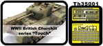 WWII BRITISH CHURCHILL ETCHING PARTS AFV CLUB TH35001