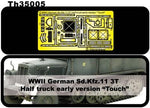 WWII GERMAN SD.KFZ.11 3T HALF TRUCH ETCHING PARTS AFV CLUB TH35005