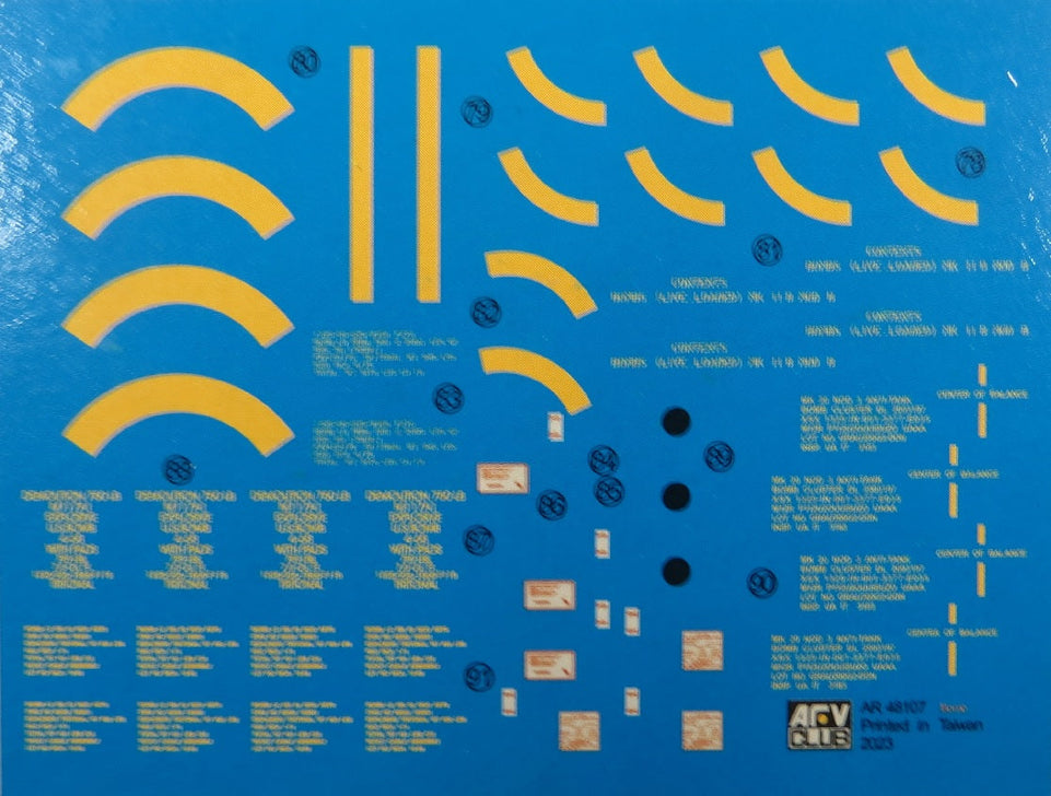 1/48 U.S. Modern Air-to-Ground Weaponry Set (A) AFV Club AR48107