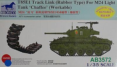 1/35 T85E TRACK LINK (RUBBER TYPE) FOR M24 LIGHT TANK "CHAFFEE" (WORKABLE)