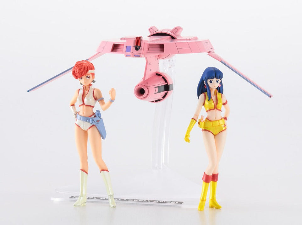 Hasegawa  #64524  1/20 KEI & YURI “Dirty Pair” w/ 1/300 Lovely Angel