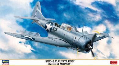 1/48 SBD-3 DAUNTLESS "BATTLE OF MIDWAY" HASEGAWA 07481