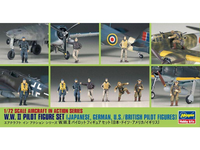 1/72 WWII PILOT FIGURE SET