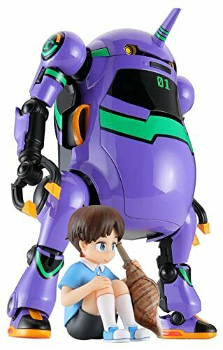 1/20 MechatroWeGo x Eva Vol.5 EVA "01"+ Shinji Resin Figure Model Kit by HASEGAWA