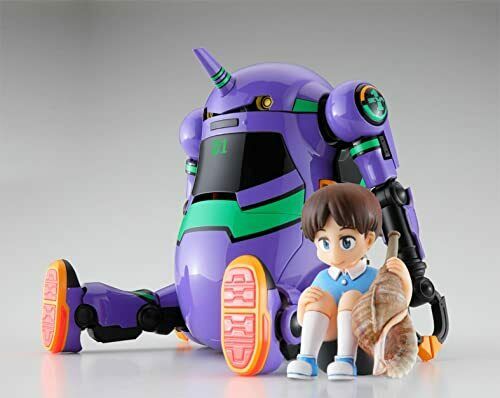 1/20 MechatroWeGo x Eva Vol.5 EVA "01"+ Shinji Resin Figure Model Kit by HASEGAWA