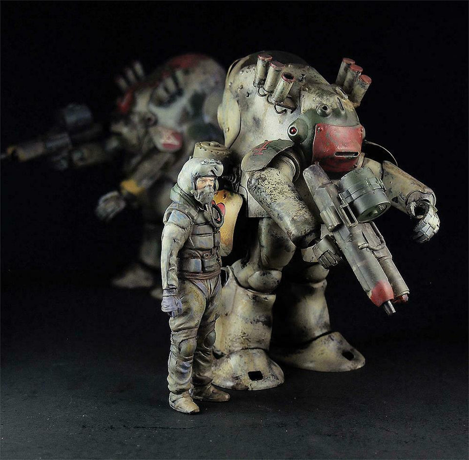 HAS-64007 1/20 Maschinen Krieger MK44 AMMOKNIGHT (Smartgun Equipment Type) w/ Crew Figure by Hasegawa