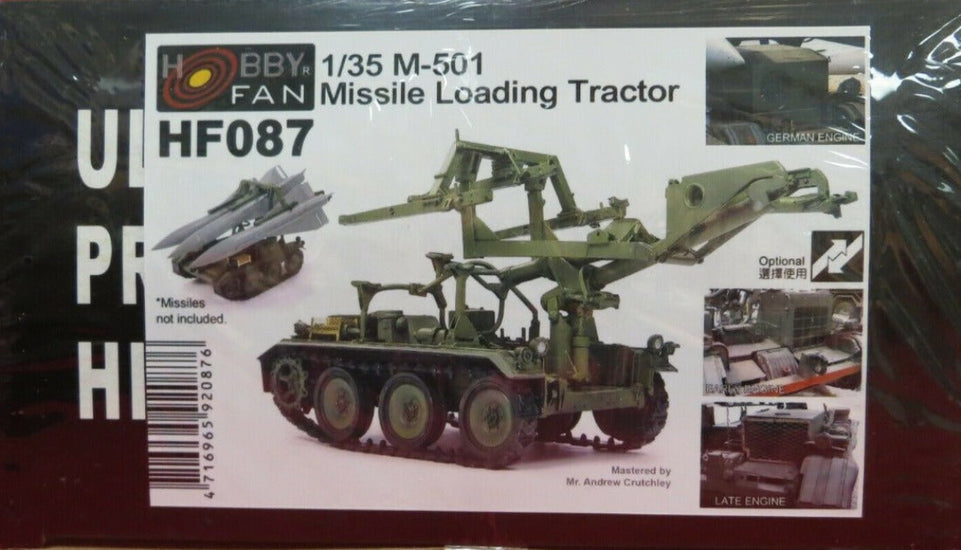 HOBBY FAN 1/35 M-501 MISSILE LOADING TRACTOR (MISSILE NOT INCLUDED)