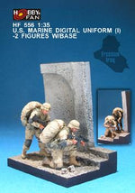 US MARINES DIGITAL UNIFORM(1) 2FIGS W/BASE HOBBY FAN 556