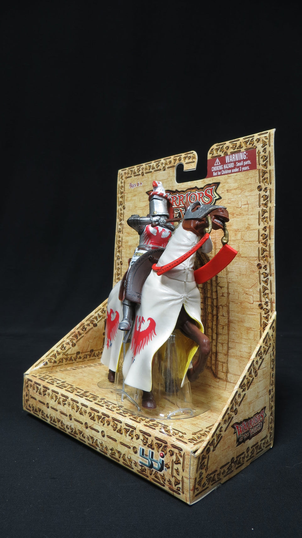 90MM (1/18 Scale) ENGLISH KNIGHT & WARHORSE