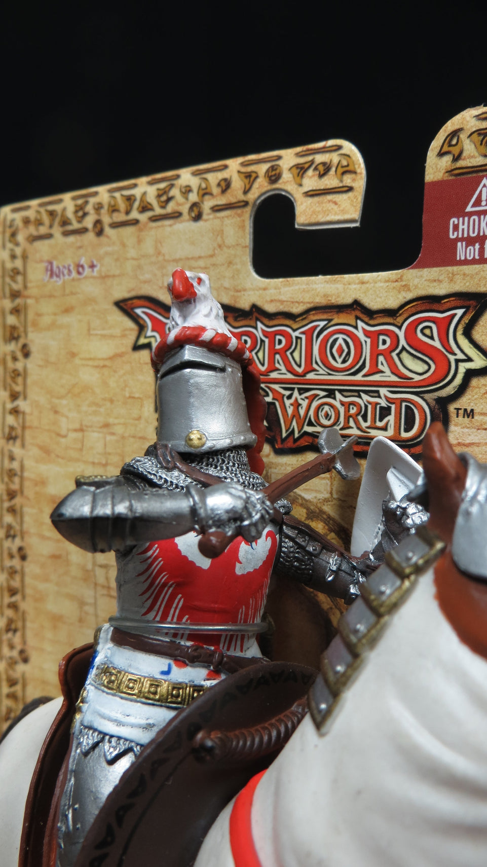 90MM (1/18 Scale) ENGLISH KNIGHT & WARHORSE