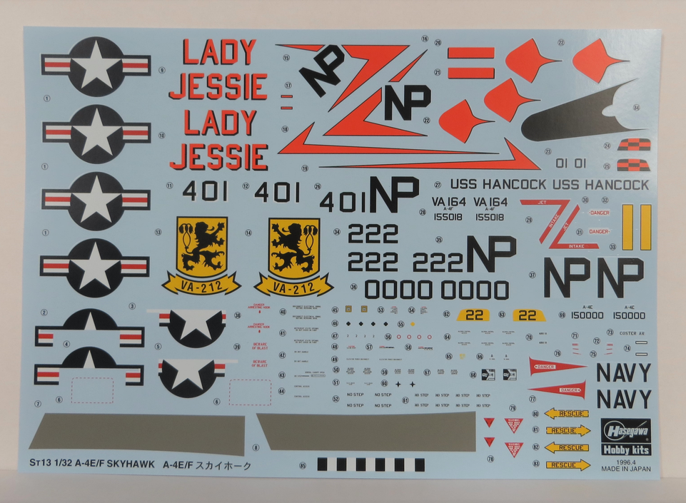 1/32 U.S. Navy A-4 E/F Skyhawk - Hasegawa