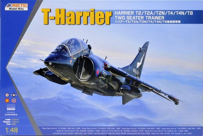 1/48 T-HARRIER T2/T2A/T2N/T4/T4N/T8 TWO SEATER TRAINER