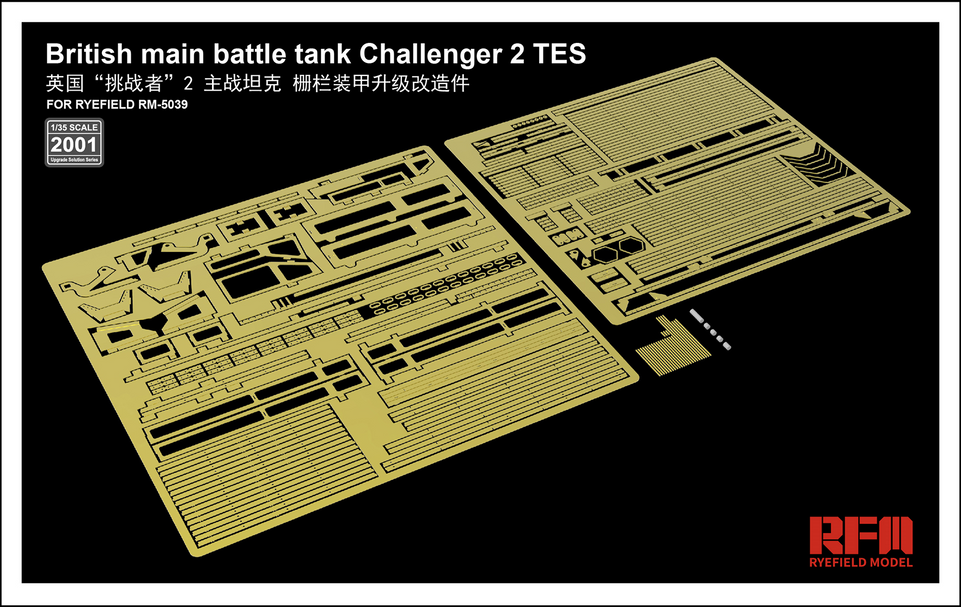 RFM-RM2001 The Upgrade Solution for 1/35 British Main Battle Tank Challenger 2 TES