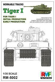1/35 WORKABLE TRACK LINKS FOR TIGER I EARLY