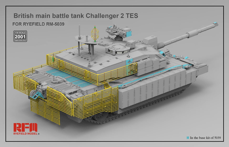 RFM-RM2001 The Upgrade Solution for 1/35 British Main Battle Tank Challenger 2 TES