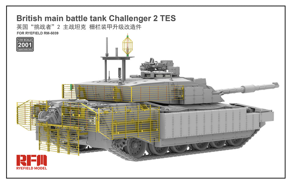 RFM-RM2001 The Upgrade Solution for 1/35 British Main Battle Tank Challenger 2 TES