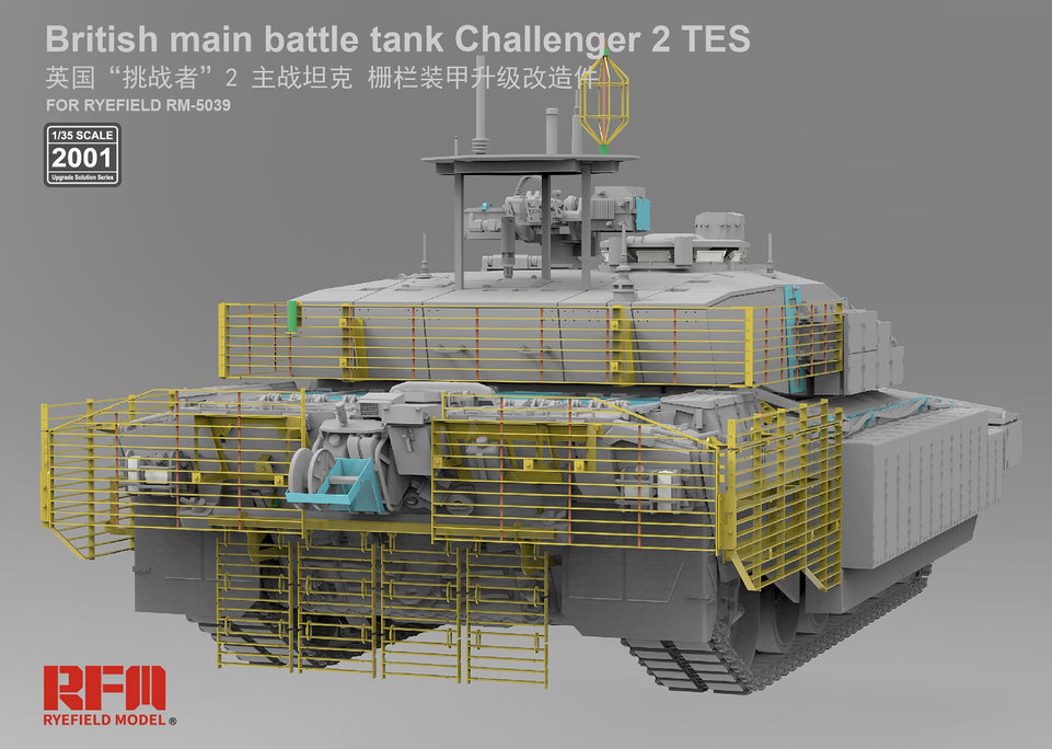 RFM-RM2001 The Upgrade Solution for 1/35 British Main Battle Tank Challenger 2 TES