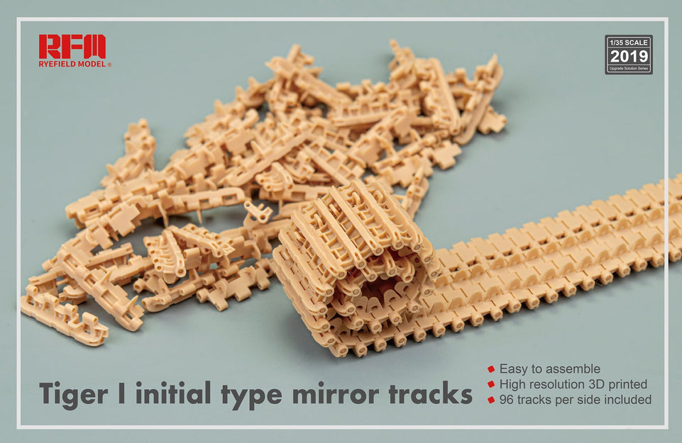 1/35 RyeField 3D Print Series - 1/35 Tiger I initial Mirror Type