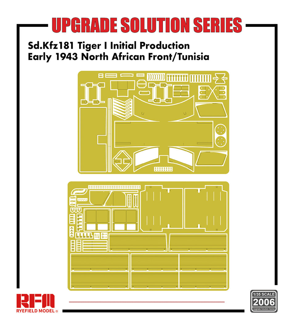 RyeField Upgrade Solution for 1/35 Tiger I Initial Production