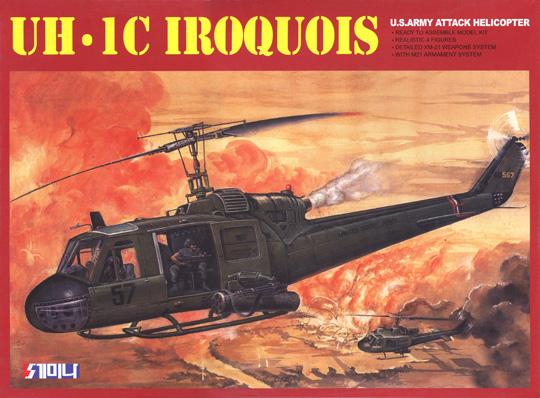 1/35 US ARMY ATTACH HELICOPTER UH-1C IROQUOIS