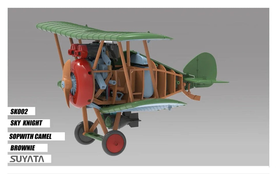 1/24 Sopwith Camel with Roy "Brownie" Brown Figure - SKY KNIGHTS SERIES by Suyata Models