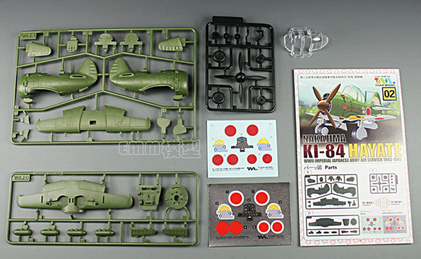 EGG PLANE - WWII JAPANESE NAKAHIMA KI-84 HAYATE(TIGER MODEL) TIGER MODELS TM102