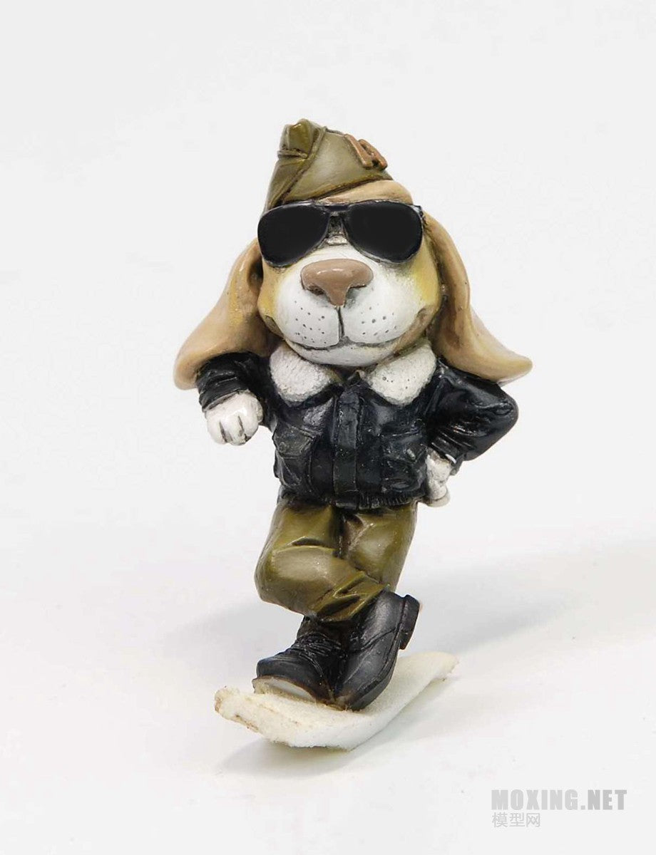 QT CURTISS P-40 WARHAWK AND PILOT (PUPPY PILOT) TIGER MODELS TT002