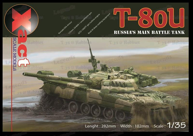 1/35 T-80U RUSSIAN MAIN BATTLE TANK