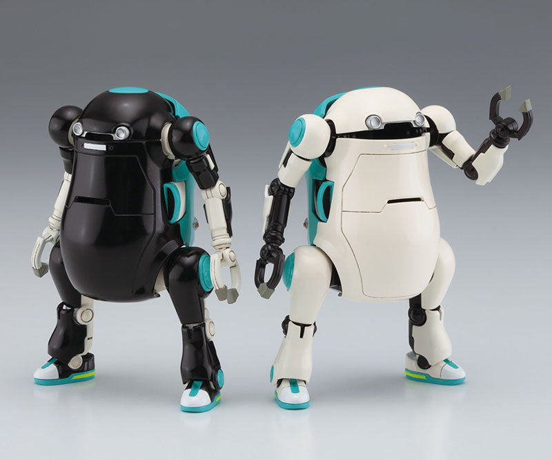 MechatroWeGo No.2 CHUBU 2 Mechatronics (Milk & Cacao) & 2 figures Set  By HASEGAWA