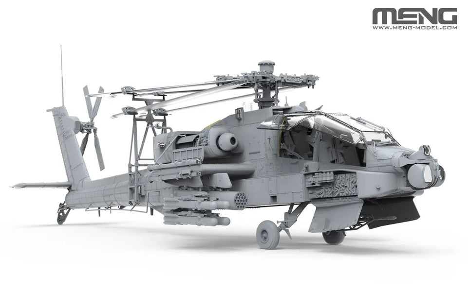 1/35 AH-64D Apache Longbow Attack Helicopter by Meng Model