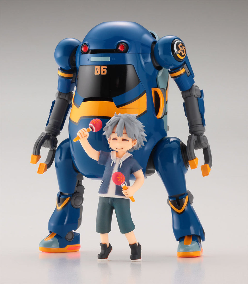 1/20 MechatroWeGo x Eva Vol.4 EVA "06"+ Kaworu Nagisa Resin Figure Model Kit by HASEGAWA