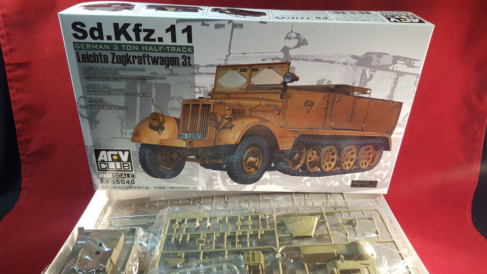 1/35 SDKFZ 11 3 TON HALF TRACK AFV CLUB AF35040