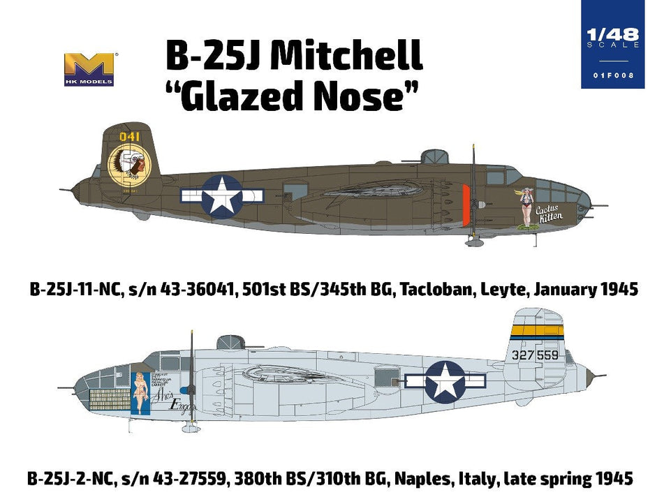 1/48 B-25J "Glazed Nose" from HONG KONG MODEL 01F008