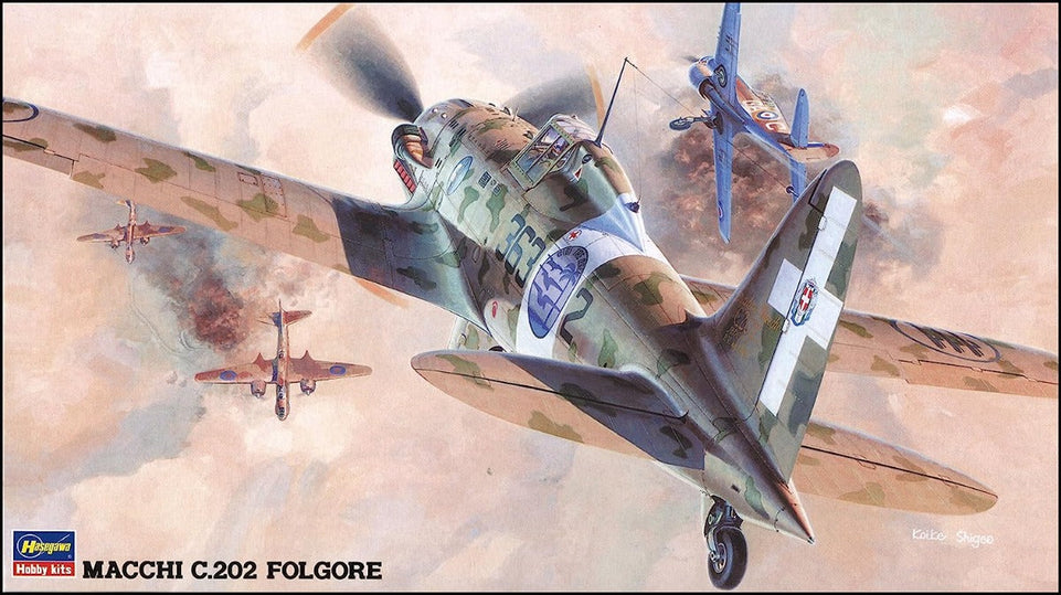 1/48 MACCHI C.202 FOLGORE BY HASEGAWA JAPAN (#09132 JT32)