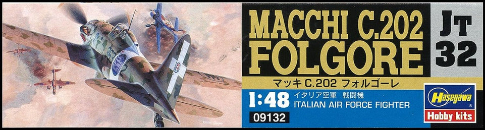 1/48 MACCHI C.202 FOLGORE BY HASEGAWA JAPAN (#09132 JT32)