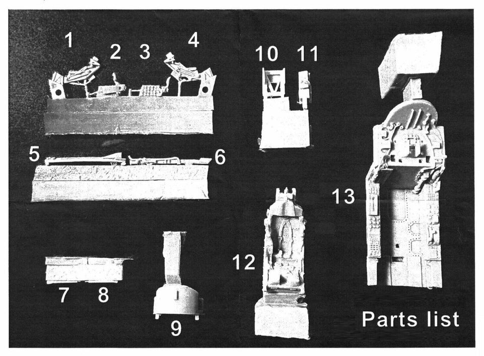 1/48 F-5E COCKPIT & EJECTION SEAT CONVERSION KIT BY HOBBY FAN HF103 RESIN KIT