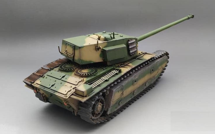 Amusing Hobby 35A025 1/35 French ARL44 Heavy Tank with Movable Tracks