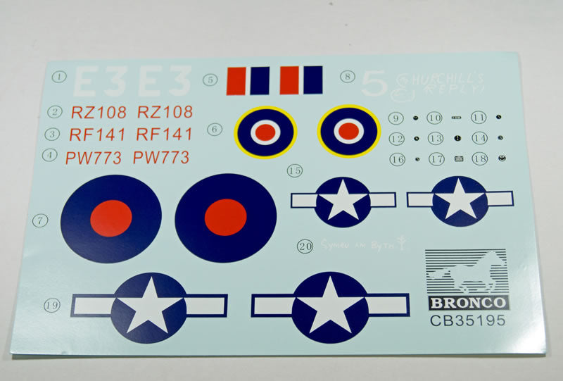 1/35 AIRSPEED A.S.51 HORSA GLIDER MK.I BRONCO MODELS CB35195