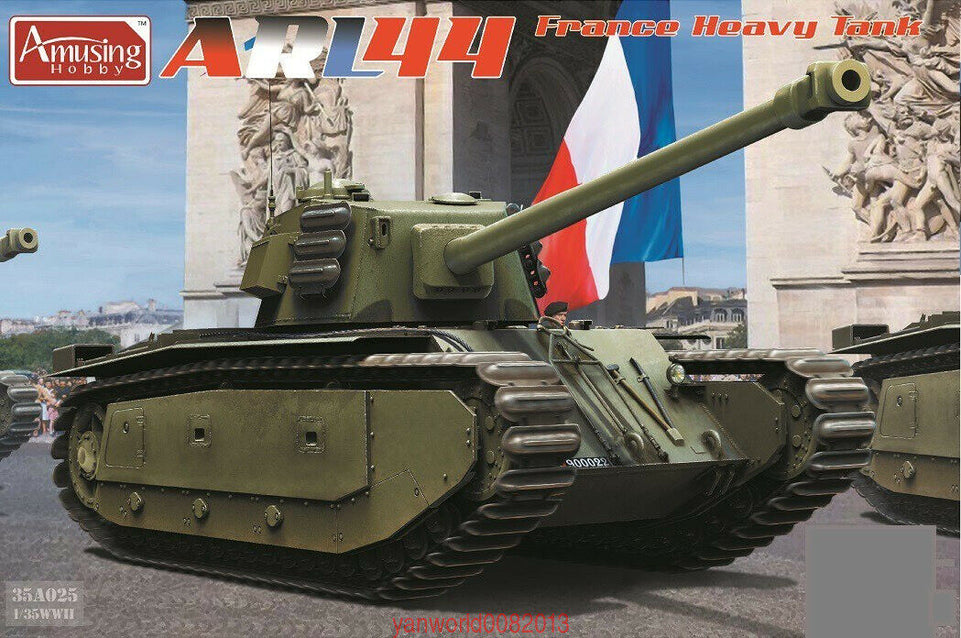 Amusing Hobby 35A025 1/35 French ARL44 Heavy Tank with Movable Tracks