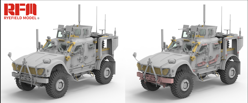 1/35 U.S. M1240A1 M-ATV MRAP RYEFIELD MODEL 5032